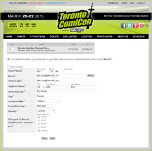 Registration Form - Step 2