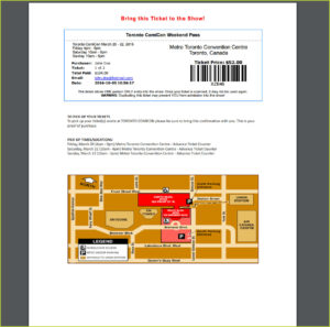 Ticket - Printed Version