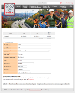 Conference Registration Form