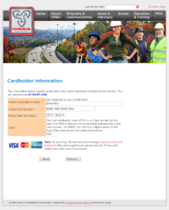 Conference Registration Card Holder Information